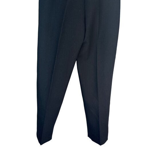 ZARA High-Waisted Black Small Trousers Fit Polyester Viscose Blend Tailored - Picture 12 of 13